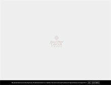 Tablet Screenshot of albergocavour.it