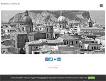 Tablet Screenshot of albergocavour.com